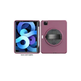 Newface iPad Pro 11 (2018) Kılıf Hand Strap Tablet Kılıfı - Mürdüm