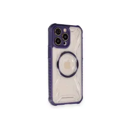 Newface Iphone 12 Pro Max Kılıf Prag Magneticsafe Kapak - Derin Mor