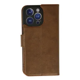 Newface Iphone 14 Pro Kılıf Trend S Plus Kapaklı Kılıf - Taba