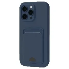 Newface Iphone 16 Pro Kılıf Kelvin Kartvizitli Silikon - Lacivert