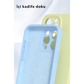 Newface Iphone 16 Pro Kılıf Nano Içi Kadife Silikon - Mavi