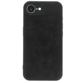 Newface Iphone 16E Kılıf Aras Deri Kapak - Siyah