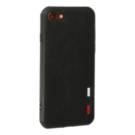 Newface Iphone 7 Kılıf Loop Deri Silikon - Siyah