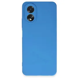 Newface Oppo A38 Kılıf First Silikon - Mavi