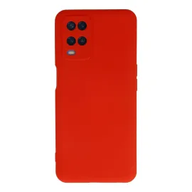 Newface Oppo A54 4G Kılıf Nano Içi Kadife Silikon - Kırmızı