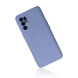 Newface Oppo Reno 6 Kılıf Nano Içi Kadife Silikon - Lila