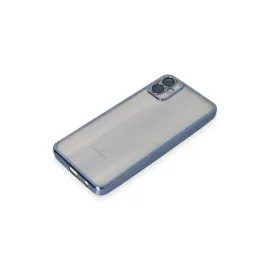 Newface Samsung Galaxy A05 Kılıf Razer Lensli Silikon - Lacivert