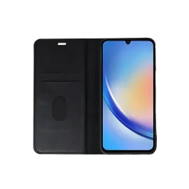 Newface Samsung Galaxy A24 4G Kılıf Trend S Plus Kapaklı Kılıf - Siyah