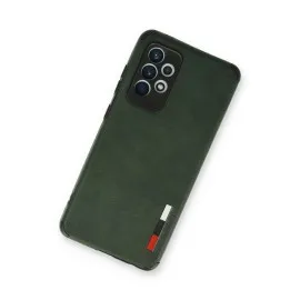 Newface Samsung Galaxy A33 5G Kılıf Loop Deri Silikon - Yeşil