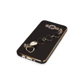 Newface Samsung Galaxy J7 Kılıf Esila Silikon - Siyah