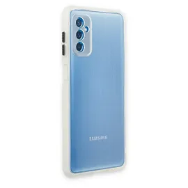 Newface Samsung Galaxy M52 5G Kılıf Miami Şeffaf Silikon - Şeffaf