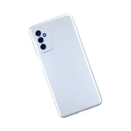 Newface Samsung Galaxy M52 5G Kılıf Nano Içi Kadife  Silikon - Sky Blue