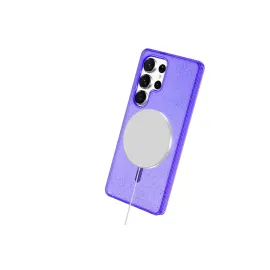 Newface Samsung Galaxy S24 Ultra Kılıf Glow Magsafe Kapak - Turuncu