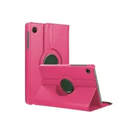 Newface Samsung Galaxy Tab A11 360 Tablet Deri Kılıf - Pembe