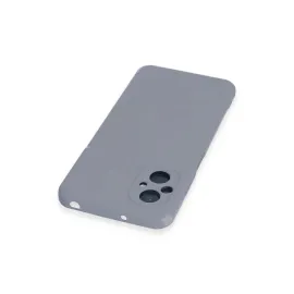 Newface Xiaomi Poco M5 Kılıf Nano Içi Kadife Silikon - Gri