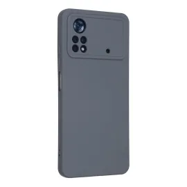 Newface Xiaomi Poco X4 Pro 5G Kılıf Nano Içi Kadife Silikon - Gri