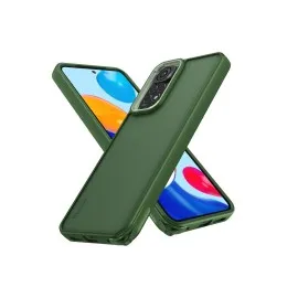 Newface Xiaomi Redmi Note 11 Kılıf Elegant Kapak - Yeşil