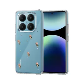 Newface Xiaomi Redmi Note 14 Pro 4G Fiyonk Desenli Kapak - Desen 6