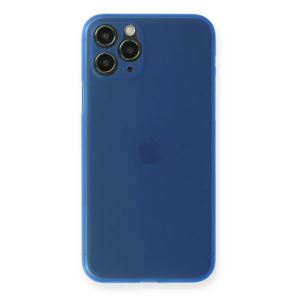 Newface Iphone 11 Pro Kılıf Pp Ultra İnce Kapak - Mavi