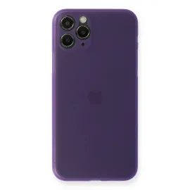 Newface Iphone 11 Pro Kılıf Pp Ultra İnce Kapak - Mor