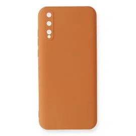Newface Huawei P Smart S Kılıf Nano Içi Kadife  Silikon - Turuncu
