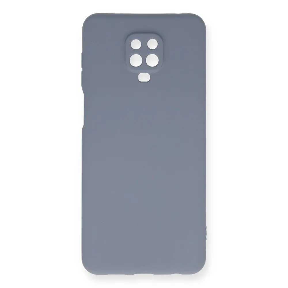 Newface Xiaomi Redmi Note 9S Kılıf Nano Içi Kadife  Silikon - Gri