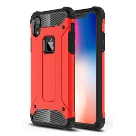 Newface Iphone Xr Kılıf Tank Silikon Kapak - Kırmızı