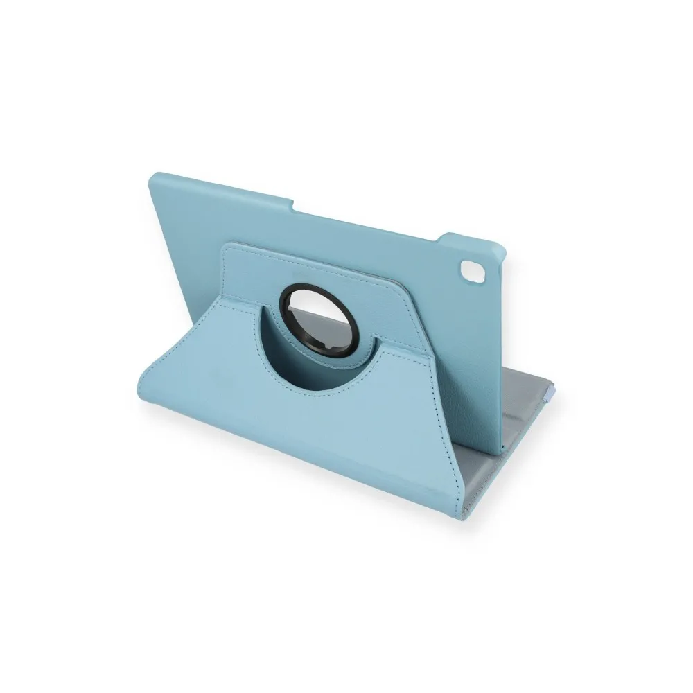 Newface Samsung Galaxy P610 Tab S6 Lite 10.4 Kılıf 360 Tablet Deri  Kılıf - Turkuaz