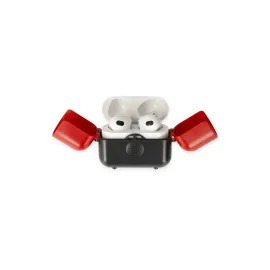 Newface Airpods 3 (3.nesil) Basmalı Kılıf - Siyah-Kırmızı