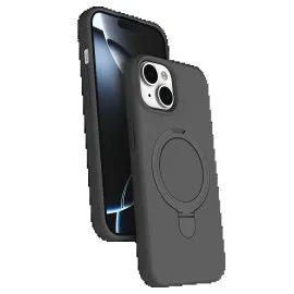 Newface Apple iPhone 14 Regal Magsafe Standlı Kapak - Titan Gri