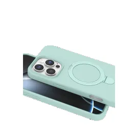 Newface Apple Iphone 16 Pro Regal Magsafe Standlı Kapak - Su Yeşili