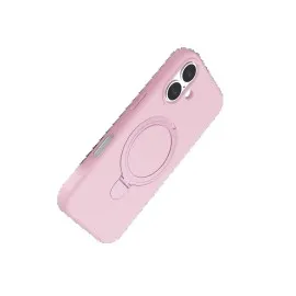 Newface Apple iPhone 16 Regal Magsafe Standlı Kapak - Açık Pembe
