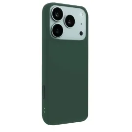 Newface Apple Iphone 17 Pro Nano Içi Kadife Silikon - Koyu Yeşil