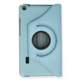 Newface Huawei Mediapad T3 7 Kılıf 360 Tablet Deri Kılıf - Turkuaz