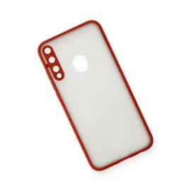 Newface Huawei P40 Lite E Kılıf Montreal Silikon Kapak - Kırmızı