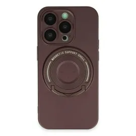Newface Iphone 13 Pro Kılıf Lukka Magneticsafe Kapak - Kahverengi