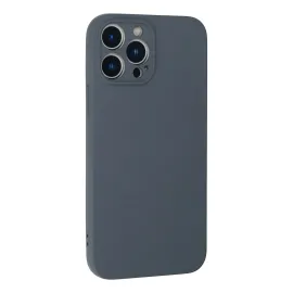 Newface Iphone 13 Pro Kılıf Nano Içi Kadife Silikon - Gri