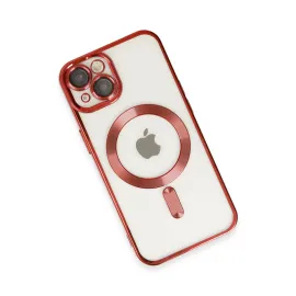 Newface Iphone 14 Kılıf Kross Magneticsafe Kapak - Kırmızı