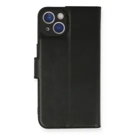 Newface Iphone 14 Kılıf Trend S Plus Kapaklı Kılıf - Siyah