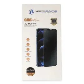 Newface Iphone 16 3D Antistatik Hayalet Cam Ekran Koruyucu
