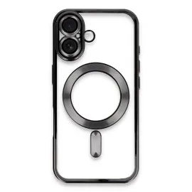 Newface Iphone 16 Plus Kılıf Kross Magneticsafe Kapak - Siyah