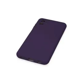 Newface Samsung Galaxy A04E Kılıf Nano Içi Kadife Silikon - Mor