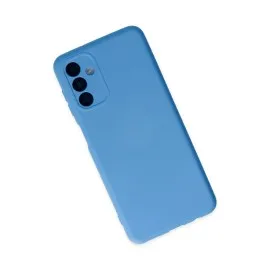 Newface Samsung Galaxy A04S Kılıf Nano Içi Kadife Silikon - Mavi