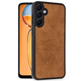 Newface Samsung Galaxy A26 Kılıf Aras Deri Kapak - Taba