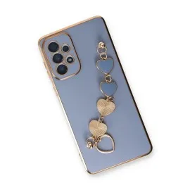Newface Samsung Galaxy A33 5G Kılıf Esila Silikon - Gri
