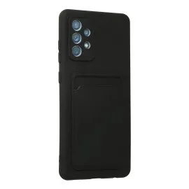 Newface Samsung Galaxy A33 5G Kılıf Kelvin Kartvizitli Silikon - Siyah