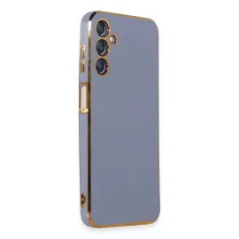 Newface Samsung Galaxy M14 5G Kılıf Volet Silikon - Mavi