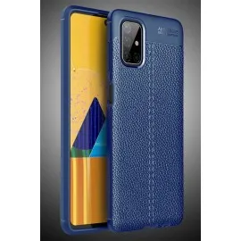 Newface Samsung Galaxy M51 Kılıf Auto Focus Kapak - Lacivert