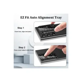 Newface Samsung Galaxy S23 Ultra Valdez Metal Kamera Lens - Kırmızı