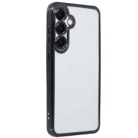 Newface Samsung Galaxy S25 Kılıf Razer Lensli Silikon - Siyah